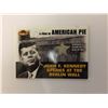 Image 1 : PRESIDENT JOHN F KENNEDY JFK BERLIN WALL REMNANTS RELIC 2001 TOPPS AMERICAN PIE