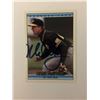 Image 2 : MARK MCGUIRE SIGNED OAKLAND A'S BASEBALL TRADING CARD
