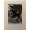 Image 2 : MARK MCGUIRE SIGNED OAKLAND A'S BASEBALL TRADING CARD