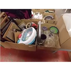 BOX - JARS, GLASSES AND MORE - 2 BXS TTL