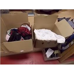 BOX - BLANKETS & LINEN & BOX PURSES