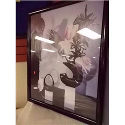 FRAMED PRINT - FLOWERS IN VASE