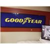 Image 1 : METAL GOOD YEAR TIRE SIGN - 94" X 28"