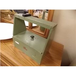VINTAGE SHOE SHINE BOX & CONTENTS