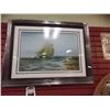 Image 1 : FRAMED PICTURE - TALL SHIP