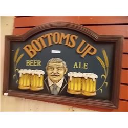 WOOD BEER SIGN