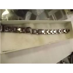 BRACELET - STAINLESS STEEL - RETAIL ESTIMATE $200