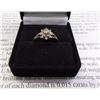 Image 2 : RING - ½ CT (17) BRILLIANT CUT DIAMONDS IN 14K GOLD SETTING - INCLUDES APPRAISAL $1480