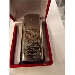 STAINLESS STEEL ENGRAVED LIGHTER- EAGLE