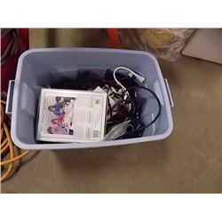 BIN OF ELECTRIC CORDS