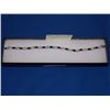 Image 2 : BRACELET - 6.05CT RICH DEEP BLUE SAPPHIRE & DIAMOND IN STERLING SILVER INFINITY LINK DESIGNED SETTIN