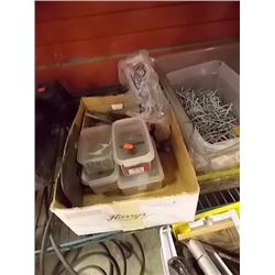 BOX OF ASSORTED HARDWARE