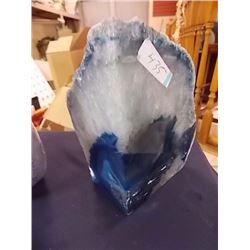 LARGE BLUE BRAZILLIAN CRYSTAL /AGATE