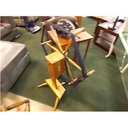 VINTAGE ROPE MAKING WHEEL