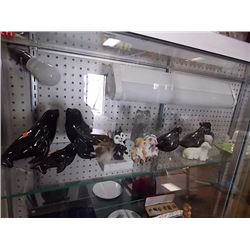 SHELF OF COLLECTABLES