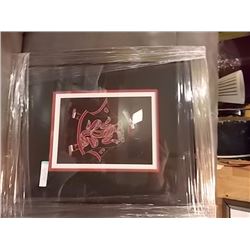 FRAMED RICHARD SHORTY PRINT - SIGNED - WOLF DANCER