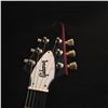 Image 2 : GIBSON FLYING V, IN HERITAGE CHERRY FINISH WITH WHITE PICK GUARD, WITH DUAL HUMBUCKER PICKUPS, MADE