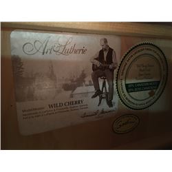 ART LUTHERIE MODEL WILD CHERRY LEFT HANDED ACOUSTIC GUITAR, MADE