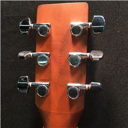 ART LUTHERIE MODEL WILD CHERRY LEFT HANDED ACOUSTIC GUITAR, MADE