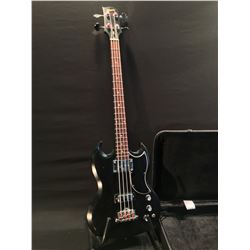 GIBSON SG BASS, MADE IN USA, 2011, SERIAL NUMBER 103810439, GIBSON SG LEAD AND RHYTHM BASS PICKUPS,