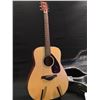 Image 1 : YAMAHA FG700MS ACOUSTIC GUITAR, COMES WITH HARD SHELL CASE
