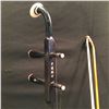 Image 2 : CHINESE ERHU, TRADITIONAL 2 STRING BOWED INSTRUMENT, WITH PYTHON SKIN RESONATOR, COMES WITH PIEZO