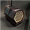Image 4 : CHINESE ERHU, TRADITIONAL 2 STRING BOWED INSTRUMENT, WITH PYTHON SKIN RESONATOR, COMES WITH PIEZO
