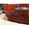 Image 8 : NO NAME SG STYLE ELECTRIC GUITAR, WITH TWO LEATHER COVERED DOUBLE COIL PICKUPS, THREE POSITION
