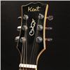 Image 2 : VINTAGE KENT HOLLOW BODY ELECTRIC GUITAR, LIKELY 60S OR EARLY 70S, TWO KENT SINGLE COIL PICKUPS,