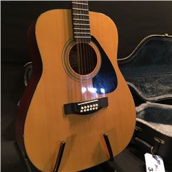 YAMAHA FG-412-12 12 STRING ACOUSTIC GUITAR, COMES WITH HARD