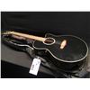 Image 8 : TANGLEWOOD MODEL TSJCEBK CUTAWAY ACOUSTIC/ELECTRIC GUITAR, COMES WITH SOFT SHELL CASE