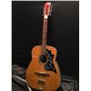 Image 1 : CANORA MODEL A620 12 STRING ACOUSTIC GUITAR, MADE IN JAPAN, COMES WITH SOFT SHELL CASE
