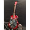 Image 1 : LAREDO BY EQUINOX MODEL DB300 RESONATOR ACOUSTIC GUITAR, SERIAL NUMBER 97632, COMES WITH SOFT SHELL