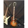 Image 2 : 3 GUITARS: MANN LES PAUL COPY ELECTRIC GUITAR WITH SOFT SHELL CASE, BC RICH ELECTRIC GUITAR WITH
