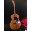 Image 1 : SUZUKI NO. F-90 ACOUSTIC GUITAR, MADE IN NAGOYA, JAPAN, COMES WITH HARD SHELL CASE