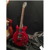 Image 2 : 3 GUITARS: IBANEZ GIO DOUBLE CUT CONTOURED LES PAUL STYLE GUITAR WITH TWO HUMBUCKER PICKUPS AND