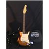 Image 2 : 3 GUITARS: ARIA STG SERIES RELIC'ED STRAT STYLE ELECTRIC GUITAR WITH SOFT SHELL CASE, EPIPHONE LES