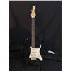 Image 2 : 3 GUITARS: IBANEZ GIO STRAT STYLE ELECTRIC GUITAR WITH SOFT SHELL CASE, PROFILE STRAT STYLE GUITAR