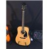 Image 2 : 3 GUITARS: EPIPHONE DR-100 ACOUSTIC GUITAR WITH SOFT SHELL CASE, HYBURN ACOUSTIC GUITAR, AND CIMAR