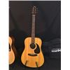 Image 2 : 3 GUITARS: TRADITION MODEL FG-10N ACOUSTIC GUITAR WITH SOFT SHELL CASE, EPIPHONE MODEL AJ-100