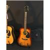 Image 2 : 3 GUITARS: SAMICK OW-015G ACOUSTIC GUITAR WITH SOFT SHELL CASE, GOYA 316H ACOUSTIC GUITAR, AND