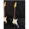 Image 2 : 3 GUITARS: SQUIER STRAT WITH SOFT SHELL CASE, BURSWOOD STRAT COPY, AND EPIPHONE STRAT STYLE