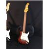 Image 2 : 3 GUITARS: SX VANTAGE SERIES STRAT COPY ELECTRIC GUITAR WITH SOFT SHELL CASE, EPIPHONE STRAT STYLE