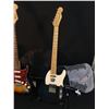 Image 2 : 4 GUITARS: WASHBURN A-20K ICEMAN STYLE GUITAR WITH TWO HUMBUCKER PICKUPS, FLOYD ROSE
