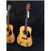 Image 2 : 3 GUITARS: YAMAHA FG-410A ACOUSTIC GUITAR, JASMINE BY TAKAMINE MODEL S-35 ACOUSTIC GUITAR, AND