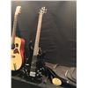 Image 2 : 3 GUITARS: TANGLEWOOD MODEL TW12NS ACOUSTIC GUITAR, IBANEZ SOUNDGEAR P-BASS STYLE BASS GUITAR WITH