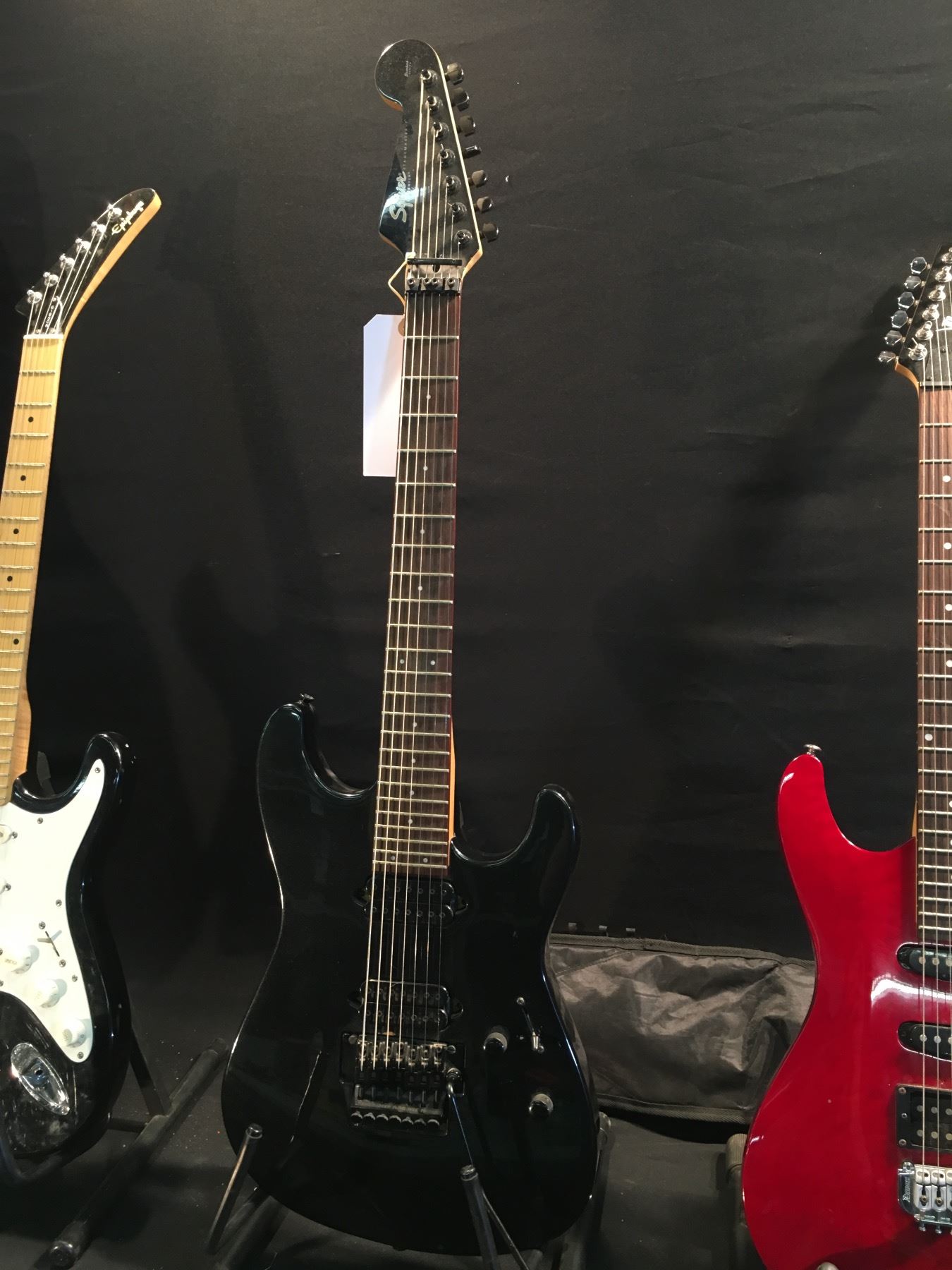 Squier 7 String 3 GUITARS: SQUIER STAGEMASTER-7 7 STRING GUITAR WITH TWO HUMBUCKER ...