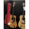 Image 2 : 3 GUITARS: YAMAHA FG-335 II ACOUSTIC GUITAR WITH HARD SHEL CASE, WASHBURN 12 STRING ACOUSTIC GUITAR