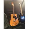 Image 3 : 2 GUITARS: IBANEZ CUTAWAY ACOUSTIC/ELECTRIC GUITAR, AND YAMAHA FG-180 ACOUSTIC GUITAR WITH HARD