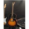 Image 2 : 3 GUITARS: EPIPHONE 1963 EJ-45/VS ACOUSTIC GUITAR WITH SOFT SHELL CASE, SQUIER STRAT ELECTRIC